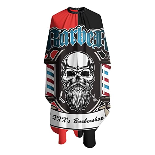 Custom Waterproof Barber Cape Personalized Text Barber Shop Salon Cape for Men Customized Hair Cutting Cape - color: Barber Style-1