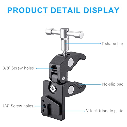 FOMITO V-Lock (Male) Clamp Release Plate for V-Mount Power Adapter - color: VK05