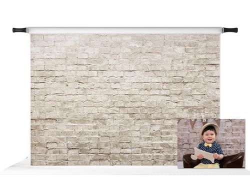Kate 7x5ft Brick Wall Backdrop for Photoshoot Vintage Brick Wall Photography Background Photo Studio Props - color: Brick Wall 2, size: 7x5ft