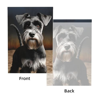 Animal Schnauzer Dog Backdrop Background for Photography 5x7ft Photobooth Professional Photo Backdrop Curtains Video Photography Studio Photo Backgrounds Banner Booth Background Screen Parties - color: Animal Schnauzer Dog