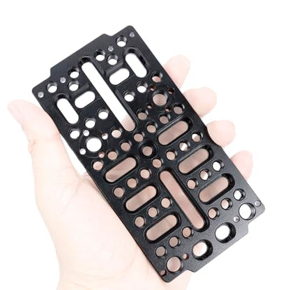 NICEYRIG Universal Cheese Plate Cinema Camera Mounting Cheeseplate Applicable for Sony FX3/FX30, BMPCC 6K Pro, URSA Mini, DSLR Cage Rig [Version 3] - 578