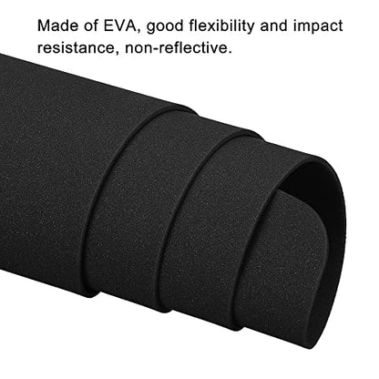 PATIKIL 33x16 EVA Backdrop, 1 Pack Black Soft Photo Background for Light Box Small Products Photography Studio - color: Black, size: 33x19"
