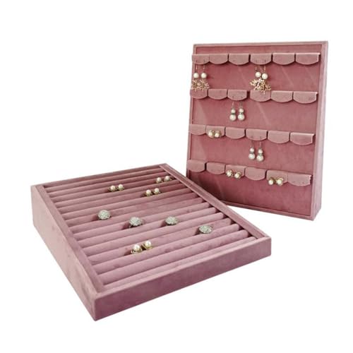 Colaxi Jewelry Storage Organizer Jewelry Holder Vertical Tray Display Stand for Showcase Vanity Table Dresser, Rings Holder - color: Rings Holder