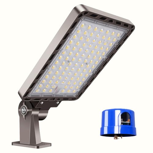 240W LED Parking Lot Light Dusk to Dawn Photocell 5000K Commercial Outdoor Area Light IP65 Waterproof 100-277V 36000LM Wall Mount - size: 240W Wall Mount