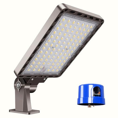 240W LED Parking Lot Light Dusk to Dawn Photocell 5000K Commercial Outdoor Area Light IP65 Waterproof 100-277V 36000LM Wall Mount - size: 240W Wall Mount