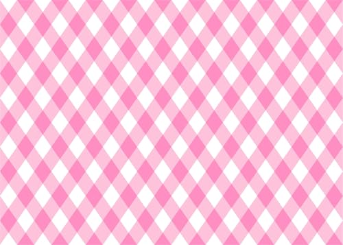 BELECO 8x6ft Fabric Pink and White Checkered Backdrop Pink Gingham Pattern Plaid Texture Background BBQ Picnic Party Decorations Birthday Baby Shower Shoot Photo Props - size: 8x6FT