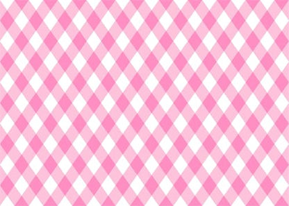 BELECO 8x6ft Fabric Pink and White Checkered Backdrop Pink Gingham Pattern Plaid Texture Background BBQ Picnic Party Decorations Birthday Baby Shower Shoot Photo Props - size: 8x6FT