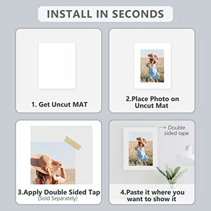 10 Pack 16x20 White Backing Boards, Uncut Mat Board 16x20, Acid Free Backerbords for 11x14 Photos, Pictures, Artwork and Paints - size: white 10pc backings 16x20
