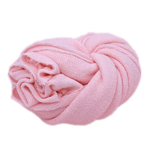 Zeroest Newborn Photography Wrap - Newborn Photoshoot Props for Boys & Girls - Stretch Knit Blanket for Baby Photo Prop (Light Pink, Small) - color: Light Pink
