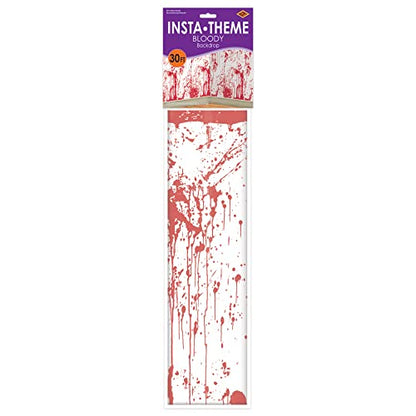Beistle Bloody Wall Backdrop - style: Bloody Wall