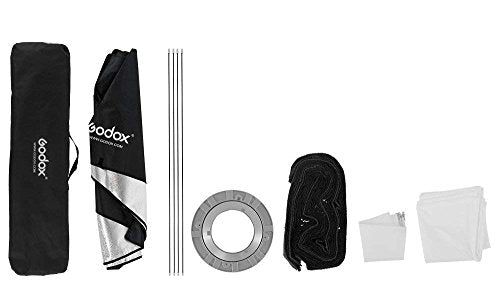 Godox Strip Box 14x63in / 35x160cm Softbox Honeycomb Grid Strip Soft Box Bowens Mount Compatible for Godox SL-60W SL60II SL100 SL300III LE300 LED Light (FW 35x160 2PCS) - color: FW 35x160(2PC)