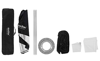 Godox Strip Box 14x63in / 35x160cm Softbox Honeycomb Grid Strip Soft Box Bowens Mount Compatible for Godox SL-60W SL60II SL100 SL300III LE300 LED Light (FW 35x160 2PCS) - color: FW 35x160(2PC)