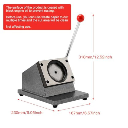 Square Photo Fridge Magnet Maker Machine Kit, 2inch DIY Refrigerator Sticker Making Machine with Paper Cutter, 200 Sets Material, for Custom Badge