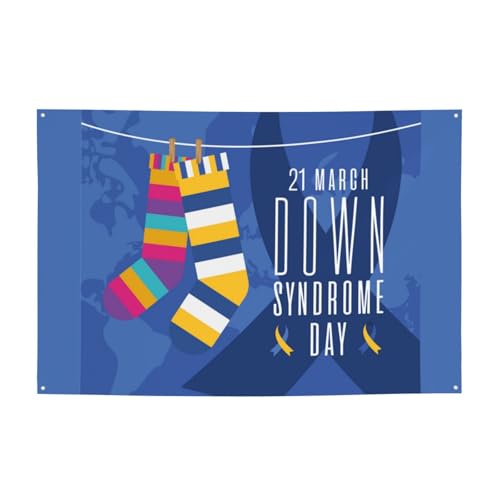 World Down Syndrome Day 321 Awareness Support Backdrops 47 * 71 Inches Holiday Party Photography Background Indoor Outdoor Festival Photo Banner Booth Props Wall Decoration - color: Burst