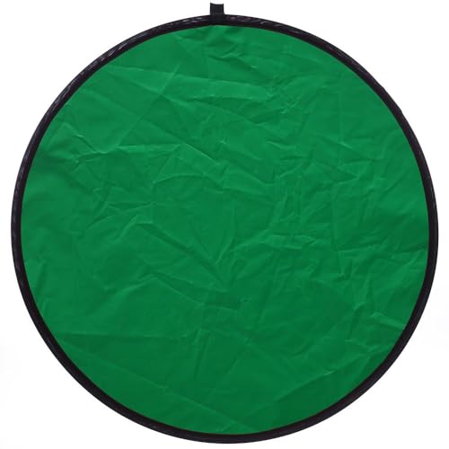 REFLEX CAMERA 7-in-1 31" Photography Reflector (Round)– Translucent/Silver/Gold/White/Black/Blue/Green – Light Diffuser & Chroma Key Background Kit with Carrying Case (80cm/31) - size: 80cm/31"
