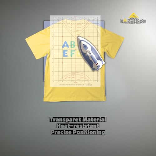 Translucent Paper T-Shirt Ruler Lines For Vinyl Alignment and Accurate Placement Full Shirt Reusable Accessories for Heat Press Sublimation Sewing and DTF