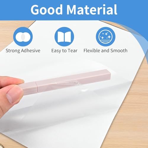 30 Sheets A4 Double Sided Adhesive Sheets, 8.3 x 11.5 Inch Super Strong Sticky Tape for Arts Craft Scrapbooking Photo Albums Home Decorative