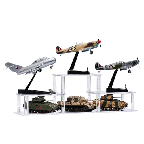Clear Acrylic Display Risers Stand Shelf, Acrylic Stands Display Holder for Figures, Collectibles, Toys and Dolls,Perfumes Risers Display Stand for Decorating & Organizing (3 Tier/Model 2) - color: 3 Tier/Model 2