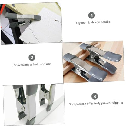 6pcs 4-inch Heavy Duty Muslin Spring Clamps for Background Photo Setup, Backdrop Fixing Clips for Photography and Video Shooting