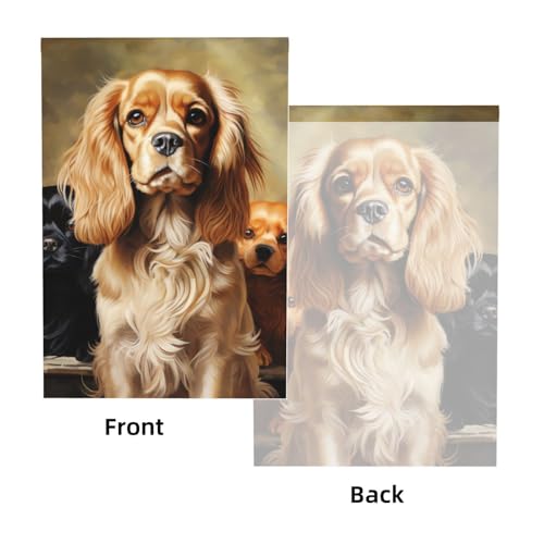 Cocker Spaniel Backdrop Background for Photography 5x7ft Photobooth Professional Photo Backdrop Curtains Video Photography Studio Photo Backgrounds Banner Booth Background Screen Parties - color: Cocker Spaniel