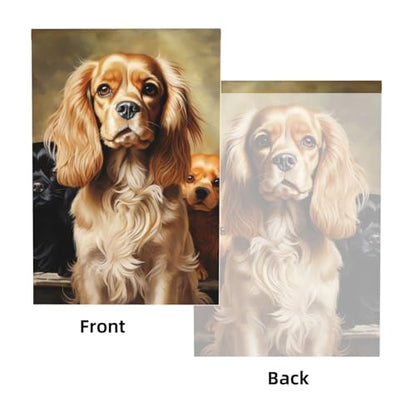 Cocker Spaniel Backdrop Background for Photography 5x7ft Photobooth Professional Photo Backdrop Curtains Video Photography Studio Photo Backgrounds Banner Booth Background Screen Parties - color: Cocker Spaniel