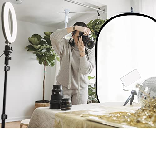 Selens Oval Light Reflector Diffuser, 47x70.8inch/120x180cm Collapsible Soft Light Diffusion with Portable Carrying Bag for Photo Studio & Outdoor Lighting - size: 47x70inch/120x180cm with carrying bag