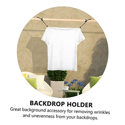Adjustable Background Cloth Clips 4Pack Photography Backdrop Clamps for Wrinkle-Free Backdrop Fixing and Smooth Studio Setup