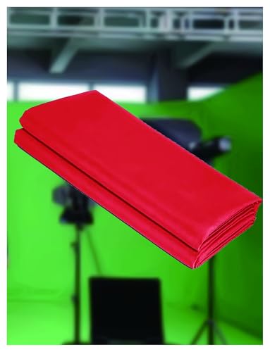 Colour Photo Background, Collapsible Photography and Streaming Backdrop Multicolor Multiple Sizes(Red,320cmx300cm) - color: Red, size: 320cmx300cm