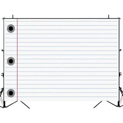 5x7ft Photography Backdrop School Backdrop Notebook Paper Welcome First Day Composition Classroom Photo Backdrop Photography Background for Photoshoot Portrait Video Party Photo Studio Prop Booth - color: Color7