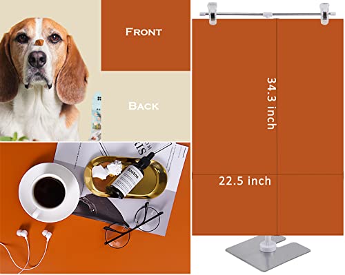7Pcs 14Patterns Photography Background Paper with Stand, 34x23in Double-Sided Photo Tabletop Backdrops Props for Food Jewelry Cosmetics Makeup (Black White Blue) (PBP03247PCS)