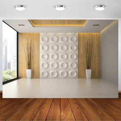 10x7ft Office Backdrop French Windows Business Room Workplace Screen Scene Backdrops for Video Recording Office Backdrop for Video Conference Zoom Room Background - size: 10x7ft