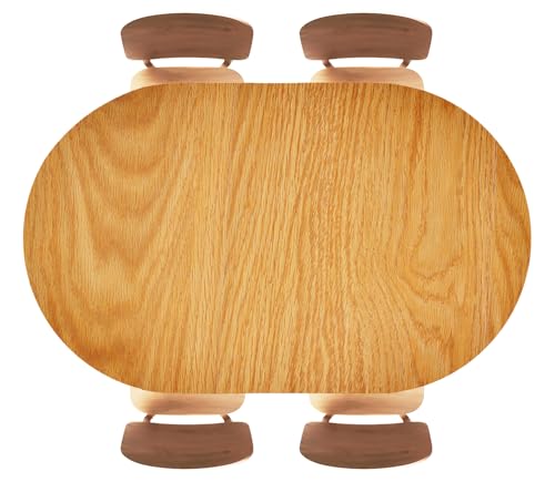 Wood Texture Background Fitted Oval Tablecloth, Elastic Edge Tables Cloth, Washable Table Cover, Kitchen and Dining Tablecloths Protector, Fits 52"x70" Oval TablesStyle 45 - color: Wood Texture -11, size: 70" x 52" (Oval)