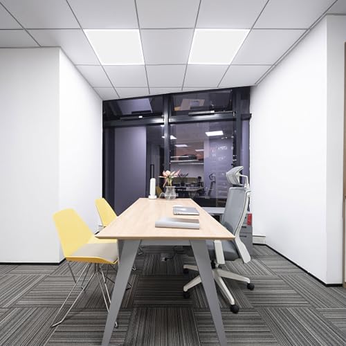 Pushglossy 4 Pack 22.5" x 46.5" x 0.08" Frosted Fluorescent Light Diffuser Panels, Translucent Polystyrene Sheet Replacement for 2x4ft Drop Ceiling Lights for Classroom Office Home - size: 22.5" X 46.5" X 0.08"