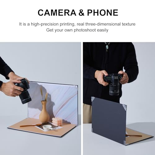 16x11.5 Inch Photo Backdrop Board, 8PCS Double Side Flat Lay Backdrop Paper, Sky Series Product Photography Backdrop Kit for Props, Food Jewelry Cosmetics, Small Content Creator Backdrops - color: 8pcs sky series