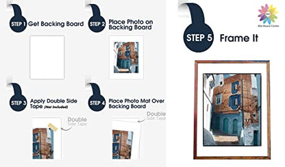 Mat Board Center, 10 Pack 5x7 White Backing Boards, Cardboard for Arts, Prints, Frames, Photos and More - size: 5x7