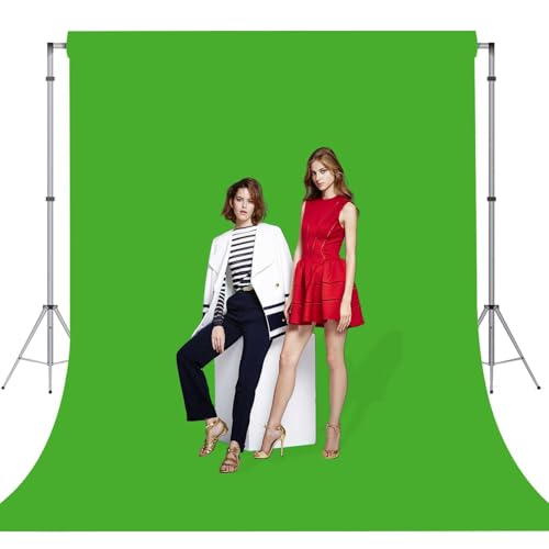 Green Screen Photo Backdrop for Photoshoot Green Background for Photography Photo Backdrop Curtain for Party 5x7 FT - color: Green, size: 5x7 FT