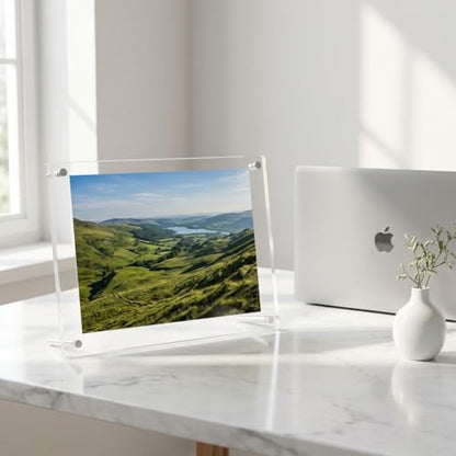homingyo 11X14 Desktop Photo Frame, Acrylic, Free Standing Display