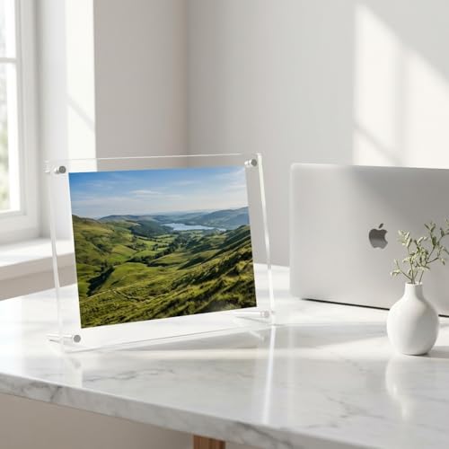homingyo 11X14 Desktop Photo Frame, Acrylic, Free Standing Display