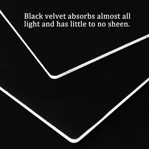 Black Velvet Photo Backdrop Boards for Product Photography, 3PCS Double-Sided Black and White Background with T-Stands, Flat Lay Tabletop Backdrop for Jewelry, Cosmetics, 15.8 x 11.8 Inch