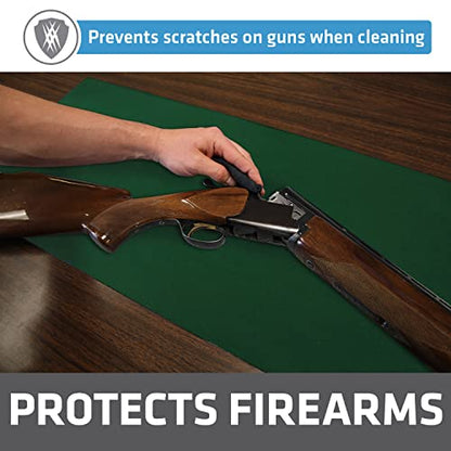 Drymate Gun Cleaning Pad, Premium Gun Cleaning Mat, Absorbent, Waterproof, Durable, Protects Surfaces, Contains Liquids (Made in the USA) - style: Green - (16" x 20")