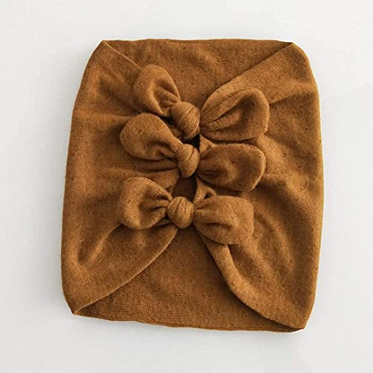 Newborn Baby Boy Girl Photography Props Bow Wrap, Posing Aid, Hat and Blanket Set of 4 Pcs - color: Ginger Yellow
