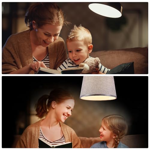 Lampshade Diffuser, 11" Diameter Round Diffuser Lamp Shade for Drum Style Lampshades Pendants Softening Light, DIY Light Fits 11.5-13" Openings, Frosted White Acrylic - size: 11 Inch