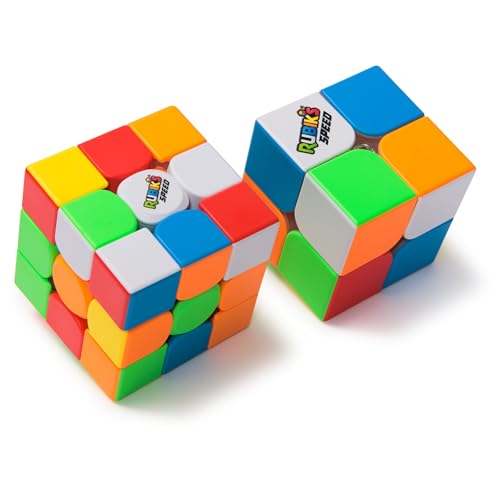 Rubik’s Cube, 3x3 Magnetic Speed Cube & 2x2 Speed Cube 2-Pack, for Super Fast Solves, Problem-Solving Brain Teaser, Fidget Toy & Sensory Puzzle, Easter Basket Stuffer, for Ages 8 & Up - color: Magnetic 2-pack