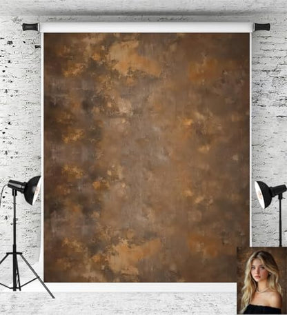 Kate Abstract Brown Vintage Texture Backdrop Photo Background Studio Props,10x8ft - size: 10x8ft
