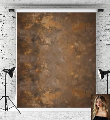 Kate Abstract Brown Vintage Texture Backdrop Photo Background Studio Props,10x8ft - size: 10x8ft