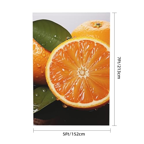 Orange Backdrop Background for Photography 5x7ft Photobooth Professional Photo Backdrop Curtains Video Photography Studio Photo Backgrounds Banner Booth Background Screen Parties - color: Orange