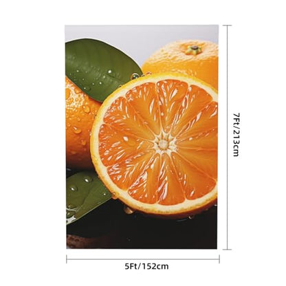Orange Backdrop Background for Photography 5x7ft Photobooth Professional Photo Backdrop Curtains Video Photography Studio Photo Backgrounds Banner Booth Background Screen Parties - color: Orange