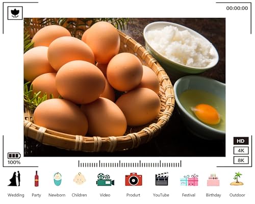 Trykid 10x7ft Brown Eggs and Rice Backdrop Fresh Ingredients Photography Baking Prep Scene Background Tapestry Kitchen Food Party Decoration Photo Studio Prop Fabric Backdrop - size: 10x7ft