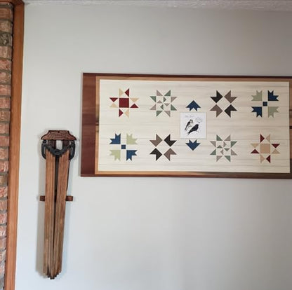 Barn Quilt Stencil 6inch Quilt Block Stencils Reusable Drawing Templates Stencils for Painting on Wood Canvas Fabric - style: Barn Quilt