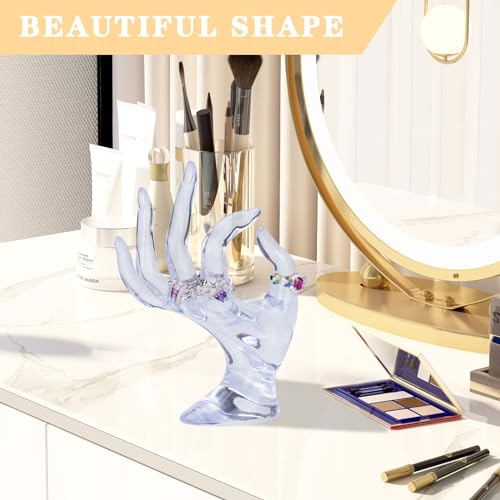 Jewelry Display Holder Bracelet Ring Watch Stand Support Holder Stand (Transparent) - color: Transparent